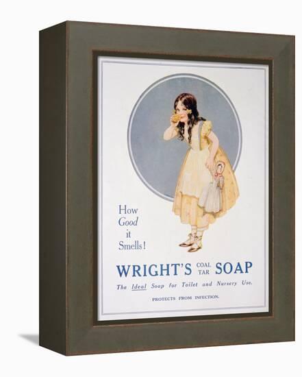 Advert for Wright's Coal Tar Soap, 1923-null-Framed Premier Image Canvas