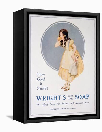 Advert for Wright's Coal Tar Soap, 1923-null-Framed Premier Image Canvas