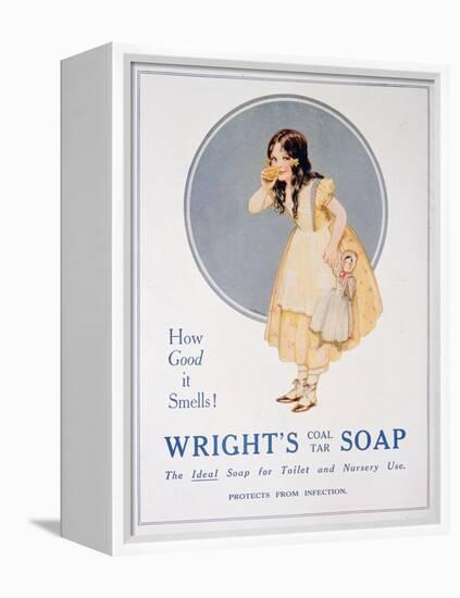 Advert for Wright's Coal Tar Soap, 1923-null-Framed Premier Image Canvas