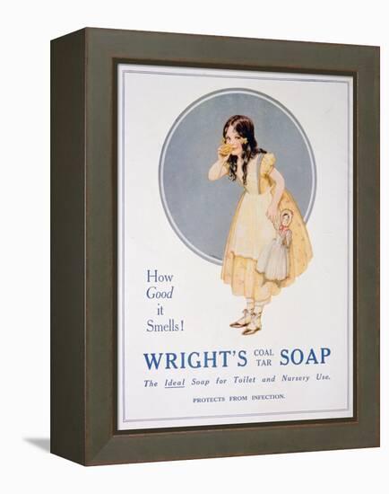 Advert for Wright's Coal Tar Soap, 1923-null-Framed Premier Image Canvas
