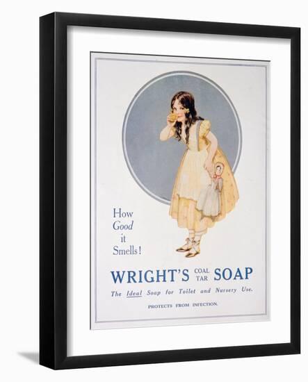 Advert for Wright's Coal Tar Soap, 1923-null-Framed Giclee Print