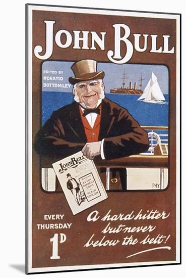 Advert, John Bull 1906-null-Mounted Art Print