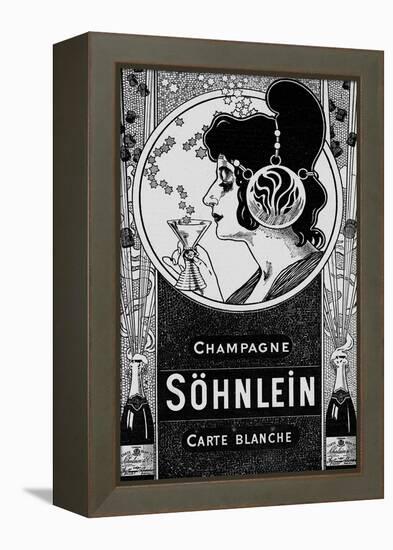 Advert, Sohnlein Champagn-null-Framed Stretched Canvas