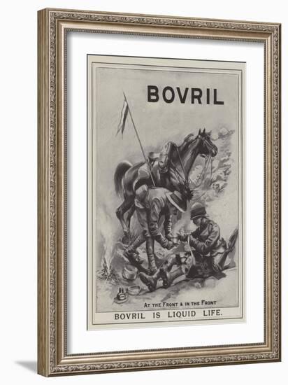 Advertisement, Bovril-Sir Frederick William Burton-Framed Premium Giclee Print