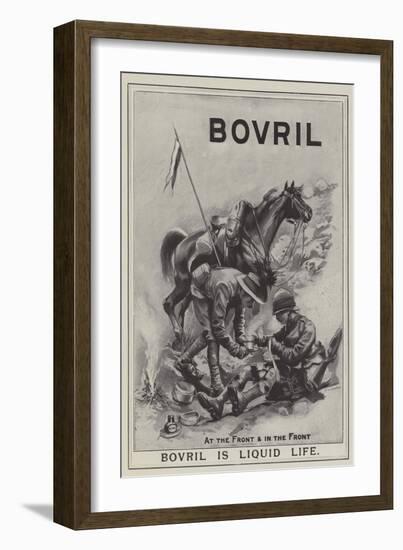 Advertisement, Bovril-Sir Frederick William Burton-Framed Giclee Print