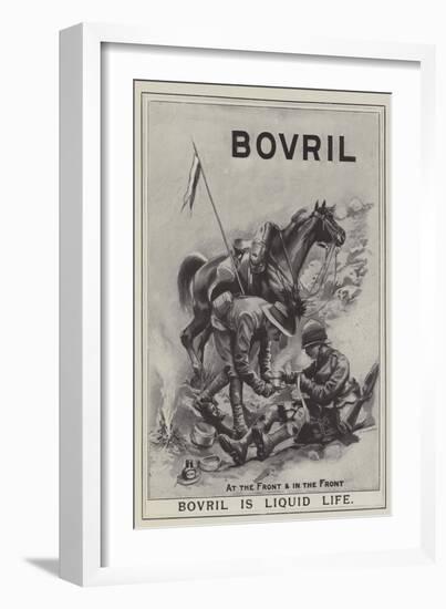 Advertisement, Bovril-Sir Frederick William Burton-Framed Giclee Print