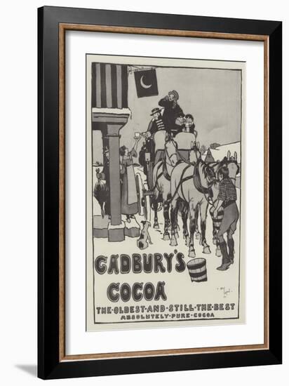 Advertisement, Cadbury's Cocoa-Cecil Aldin-Framed Giclee Print