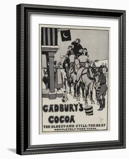 Advertisement, Cadbury's Cocoa-Cecil Aldin-Framed Giclee Print