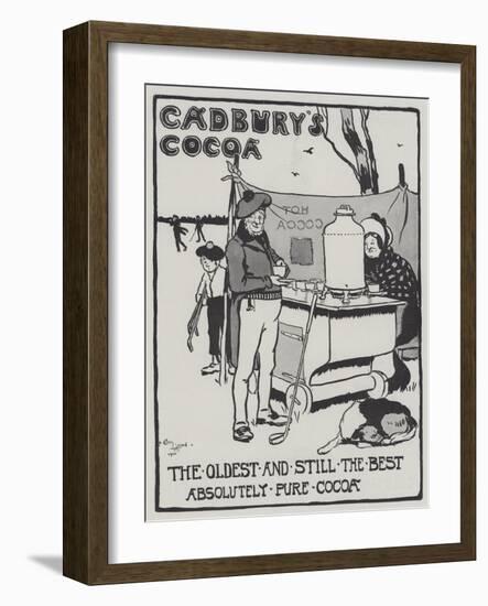 Advertisement, Cadbury's Cocoa-Cecil Aldin-Framed Giclee Print