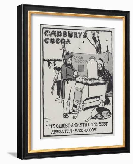 Advertisement, Cadbury's Cocoa-Cecil Aldin-Framed Giclee Print