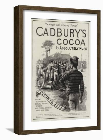 Advertisement, Cadbury's Cocoa-null-Framed Giclee Print