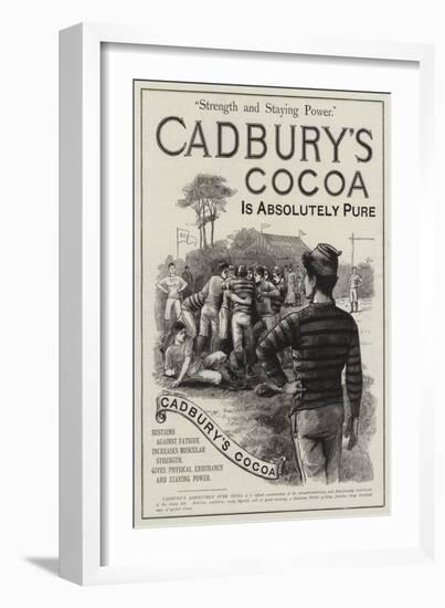 Advertisement, Cadbury's Cocoa-null-Framed Giclee Print