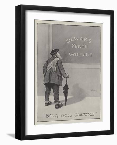 Advertisement, Dewar's Perth Whisky-David Hardy-Framed Giclee Print