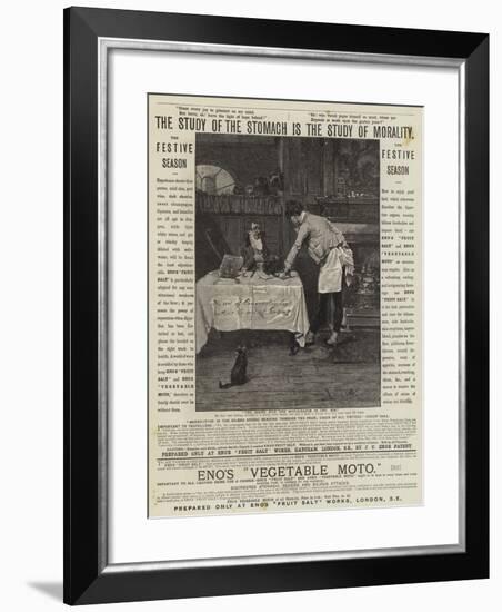 Advertisement, Eno's Fruit Salt, Eno's Vegetable Moto-null-Framed Giclee Print