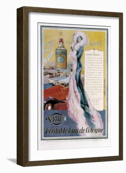 Advertisement for '4711' Eau De Cologne, 1931-null-Framed Giclee Print