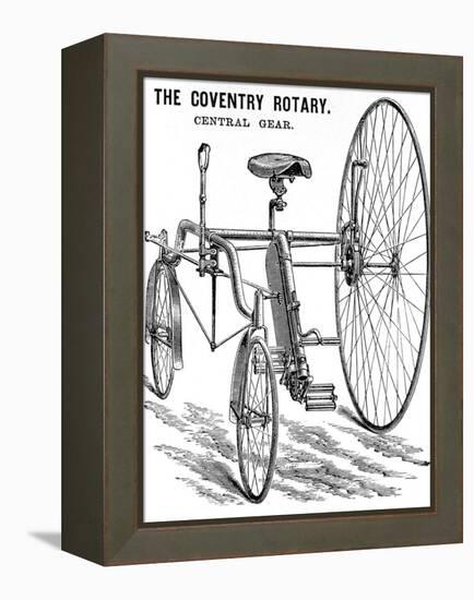 Advertisement for a Rudge Coventry Rotary Tandem Tricycle-null-Framed Premier Image Canvas