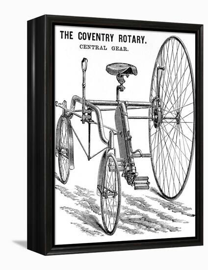 Advertisement for a Rudge Coventry Rotary Tandem Tricycle-null-Framed Premier Image Canvas