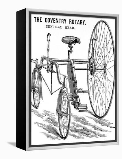 Advertisement for a Rudge Coventry Rotary Tandem Tricycle-null-Framed Premier Image Canvas