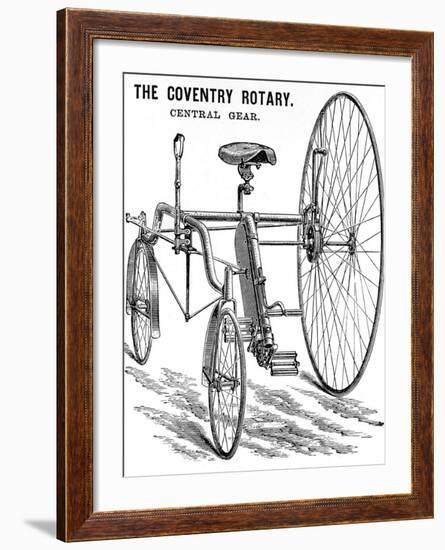 Advertisement for a Rudge Coventry Rotary Tandem Tricycle-null-Framed Photographic Print