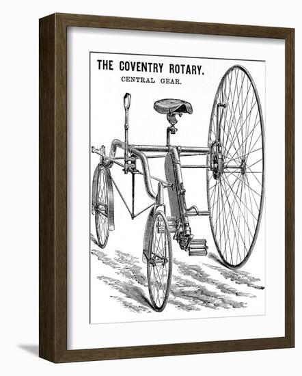 Advertisement for a Rudge Coventry Rotary Tandem Tricycle-null-Framed Photographic Print