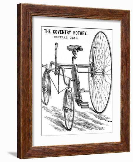 Advertisement for a Rudge Coventry Rotary Tandem Tricycle-null-Framed Photographic Print