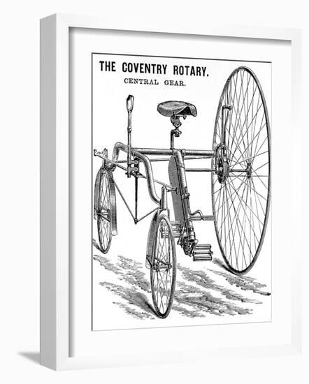 Advertisement for a Rudge Coventry Rotary Tandem Tricycle-null-Framed Photographic Print