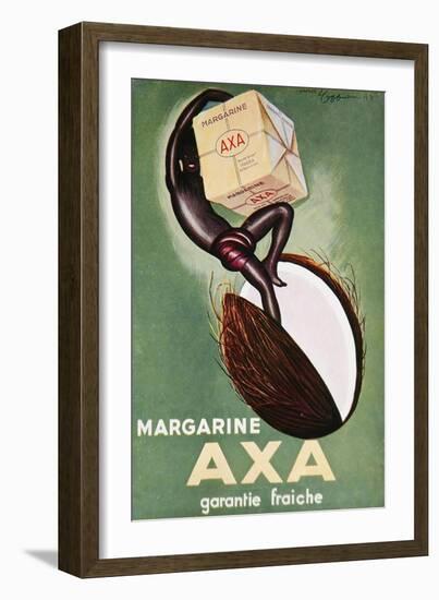 Advertisement for 'Axa' Margarine from 'L'Art Menager' Magazine 1933-Leonetto Cappiello-Framed Giclee Print