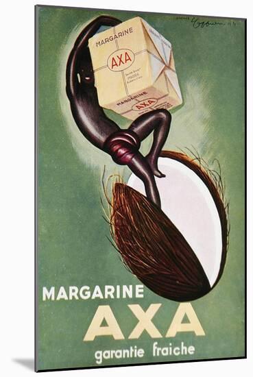 Advertisement for 'Axa' Margarine from 'L'Art Menager' Magazine 1933-Leonetto Cappiello-Mounted Giclee Print