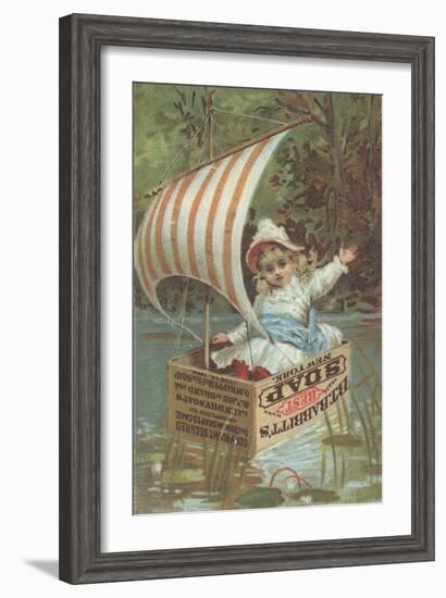 Advertisement for Babbitt's Best Soap, C.1880-American School-Framed Giclee Print