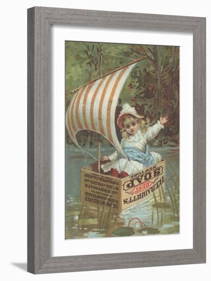 Advertisement for Babbitt's Best Soap, C.1880-American School-Framed Giclee Print