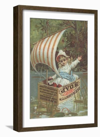 Advertisement for Babbitt's Best Soap, C.1880-American School-Framed Giclee Print