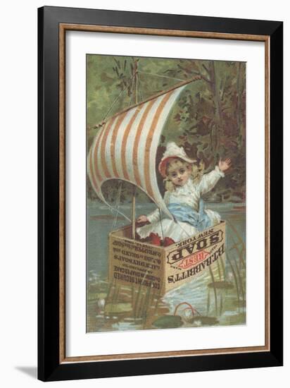 Advertisement for Babbitt's Best Soap, C.1880-American School-Framed Giclee Print