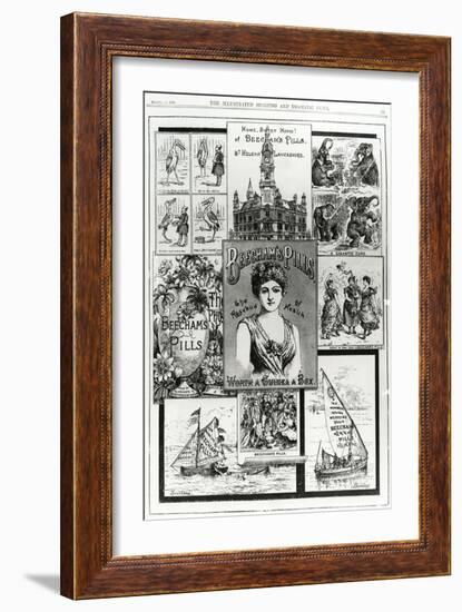 Advertisement for Beecham's Pills, the Rosebud of Health, 1890-null-Framed Giclee Print