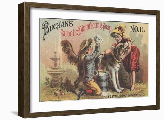 Advertisement for Buchan's Carbolic Disinfecting Soap No. 11, C.1880-American School-Framed Giclee Print