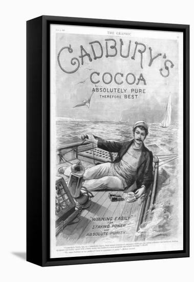 Advertisement for Cadbury's Cocoa, 1890-null-Framed Premier Image Canvas