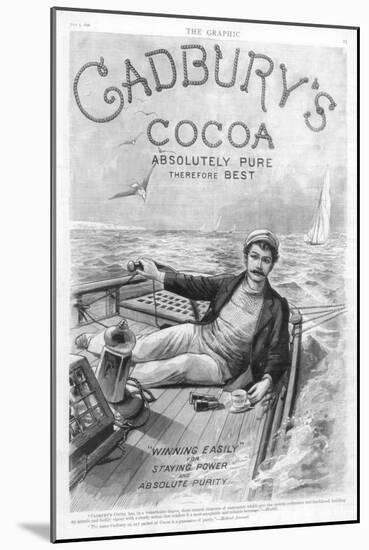Advertisement for Cadbury's Cocoa, 1890-null-Mounted Giclee Print