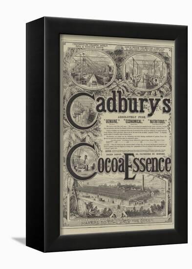 Advertisement for Cadbury's Cocoa Essence-null-Framed Giclee Print