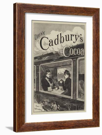 Advertisement for Cadbury's Cocoa-null-Framed Giclee Print