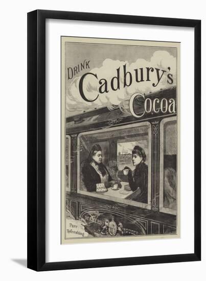 Advertisement for Cadbury's Cocoa-null-Framed Giclee Print