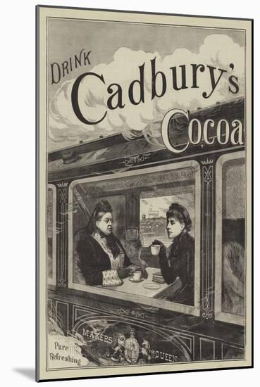 Advertisement for Cadbury's Cocoa-null-Mounted Giclee Print