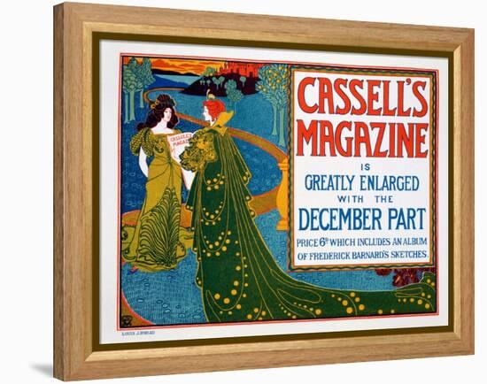 Advertisement for 'Cassell's Magazine', 1896-Louis John Rhead-Framed Premier Image Canvas
