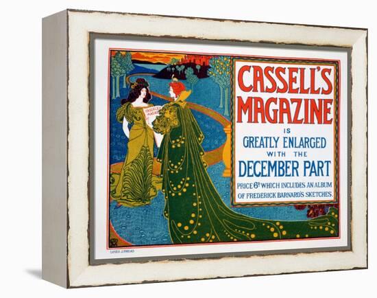 Advertisement for 'Cassell's Magazine', 1896-Louis John Rhead-Framed Premier Image Canvas