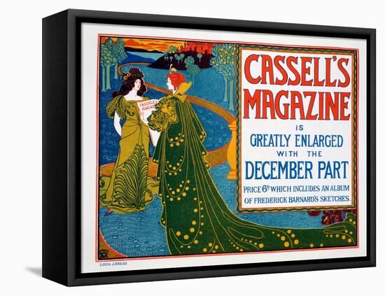 Advertisement for 'Cassell's Magazine', 1896-Louis John Rhead-Framed Premier Image Canvas