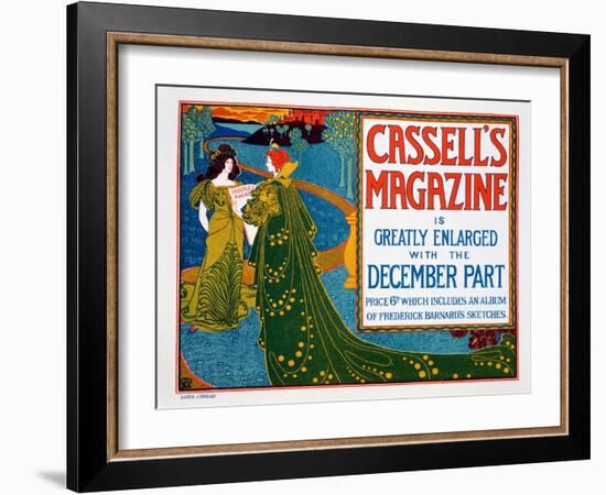 Advertisement for 'Cassell's Magazine', 1896-Louis John Rhead-Framed Giclee Print