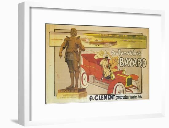 Advertisement for Clement-Bayard cars, c1905-Unknown-Framed Giclee Print