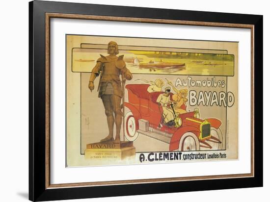 Advertisement for Clement-Bayard cars, c1905-Unknown-Framed Giclee Print