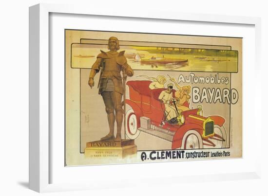 Advertisement for Clement-Bayard cars, c1905-Unknown-Framed Giclee Print