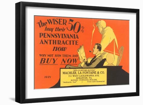 Advertisement for Coal-null-Framed Giclee Print