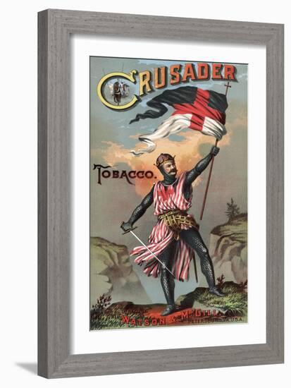 Advertisement for Crusader Brand Tobacco-null-Framed Giclee Print