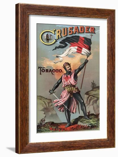 Advertisement for Crusader Brand Tobacco-null-Framed Giclee Print